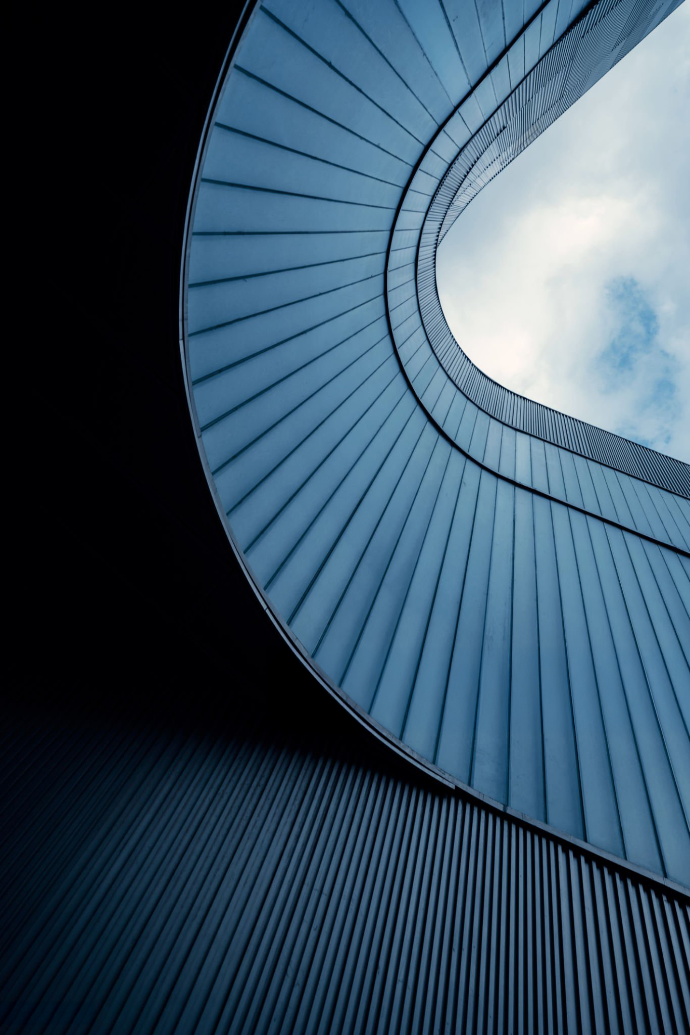Architectural staircase representing a leadership transition