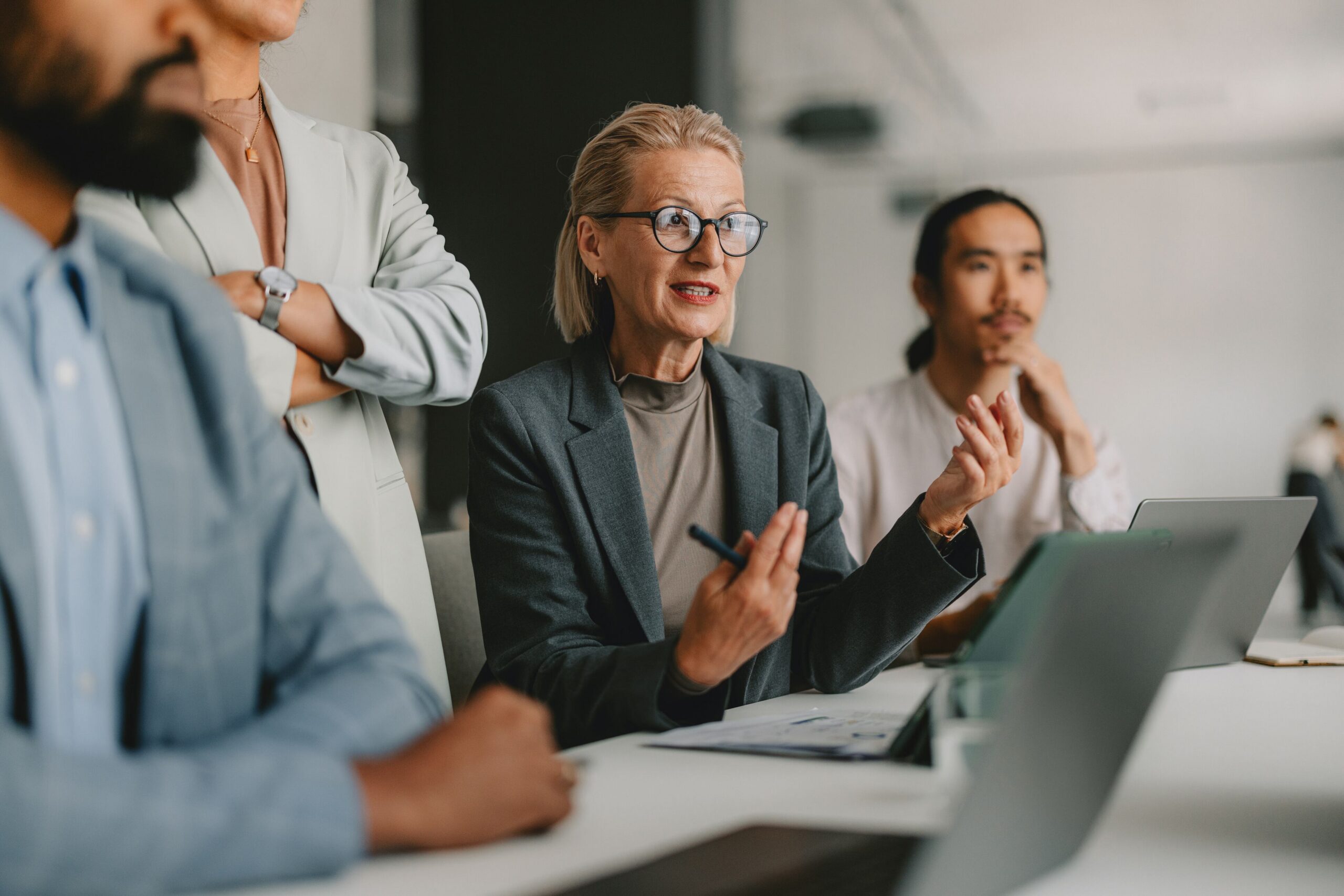 Leadership team coordinating growth across markets