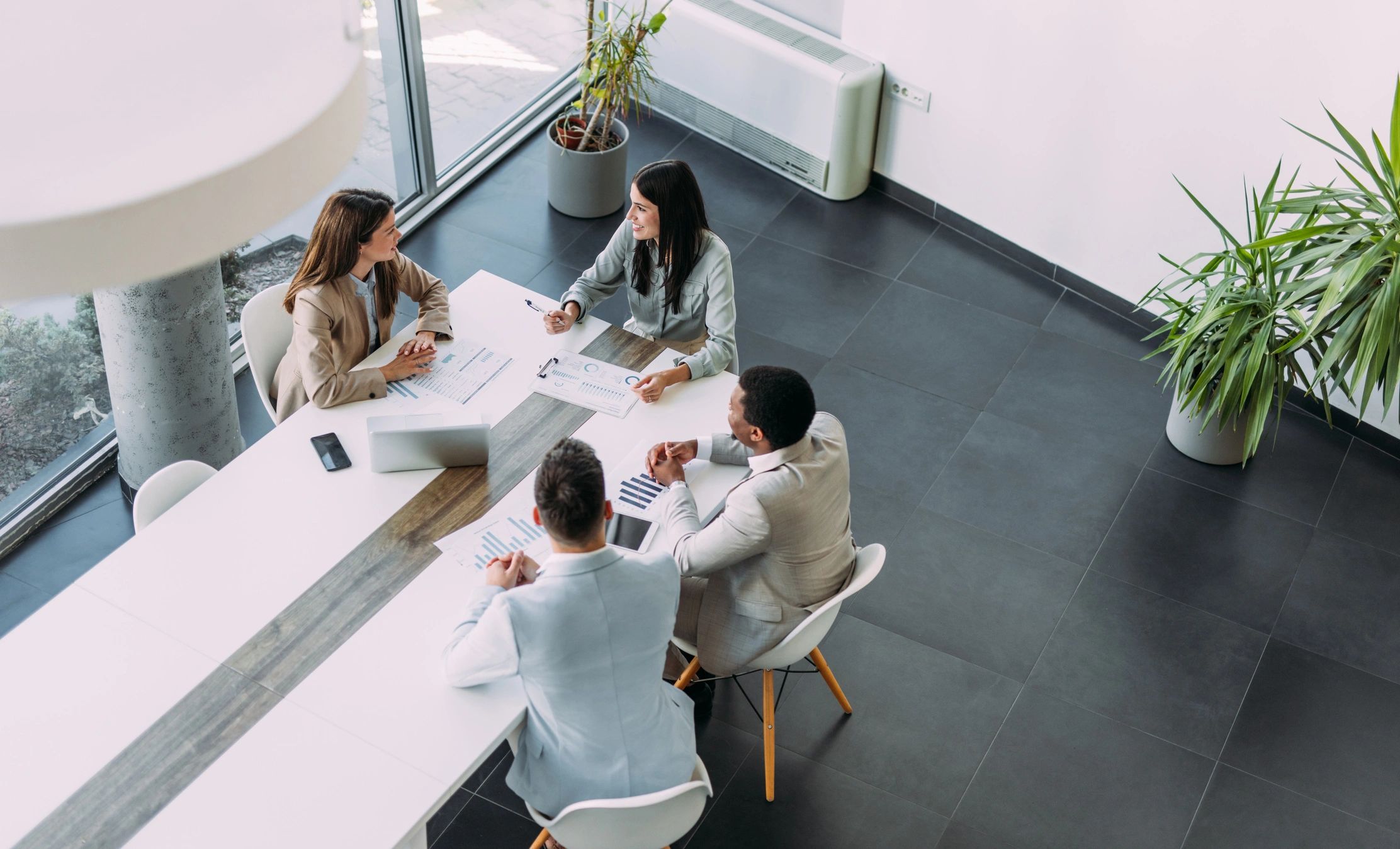 Executive team strategy meeting