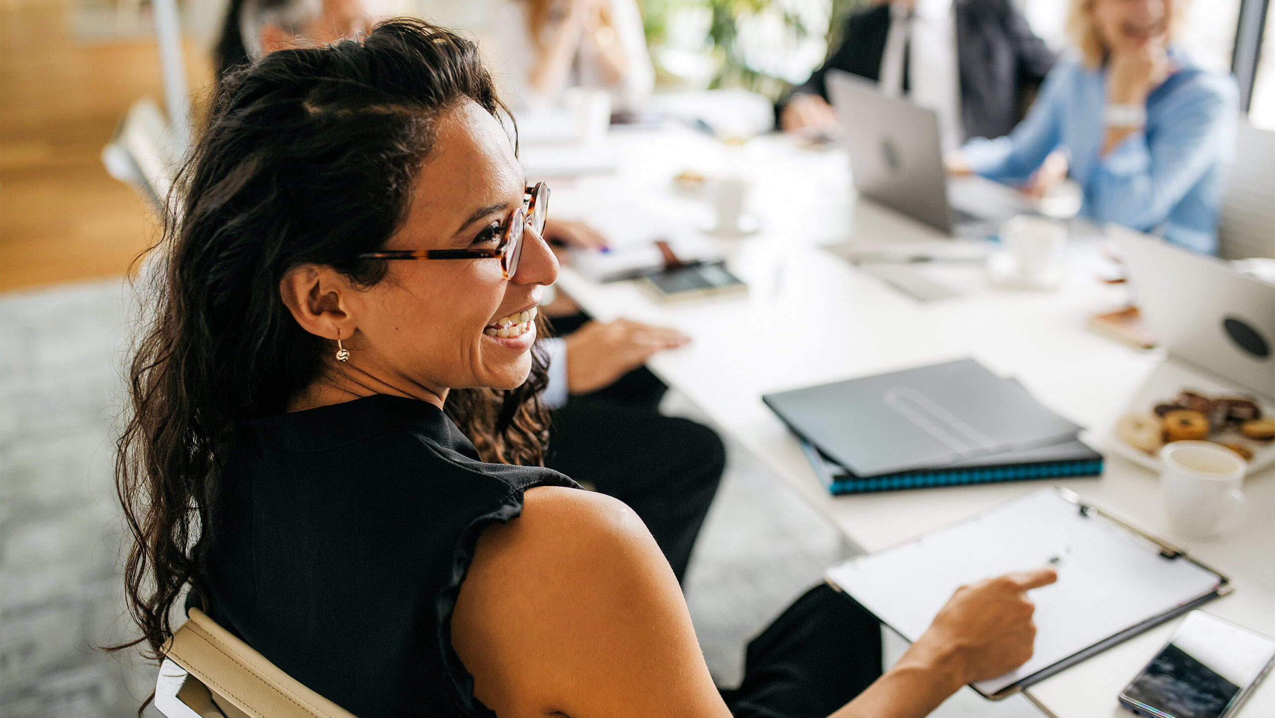 Female professional business workshop