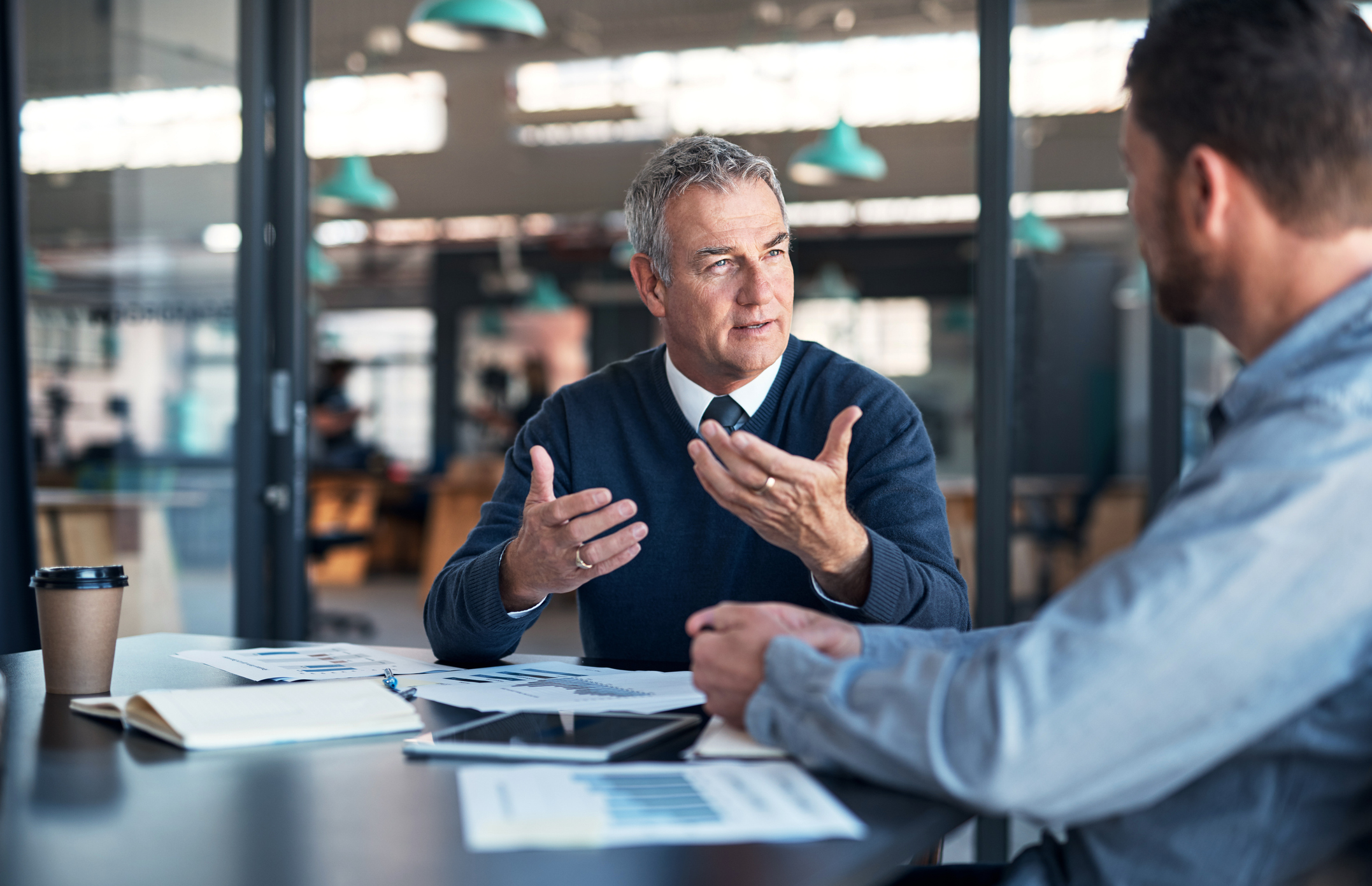 Senior executive advisor private meeting