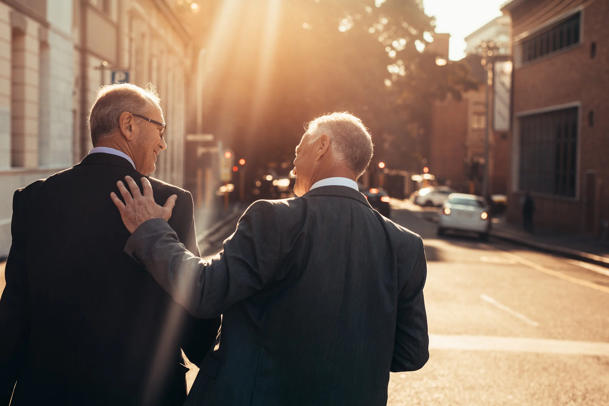 Senior executives confidential city conversation